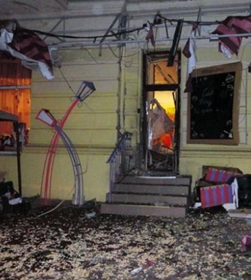 В Одессе взорвали кафе активистов Евромайдана