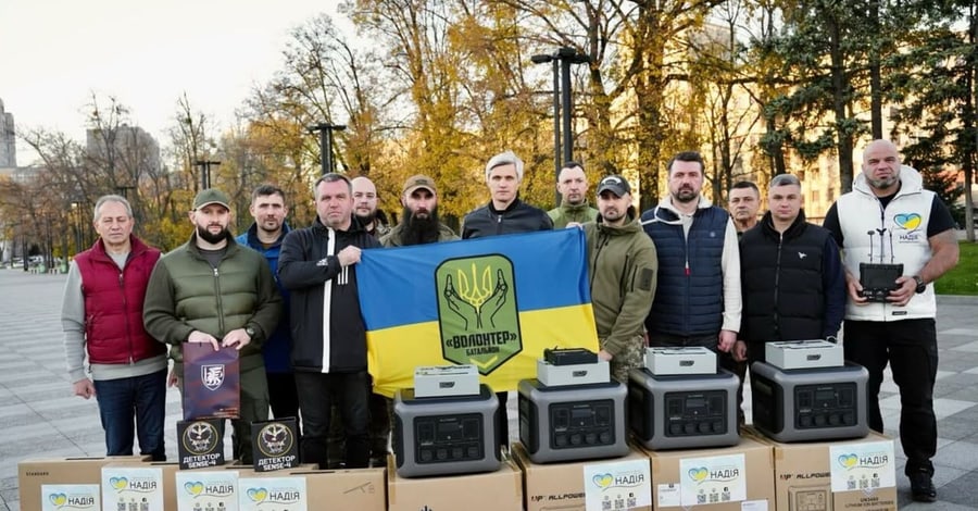 Nadiya Foundation delivers electric scooters and equipment to troops in Kharkiv region