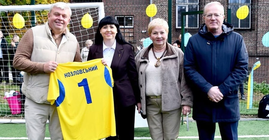 Григорій Козловський оновив футбольне поле для дітей центру "Мрія" у Львові