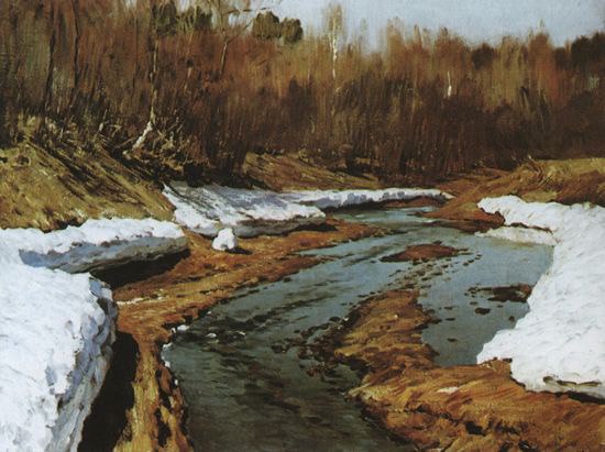 В Москве украдена картина Левитана Последний снег
